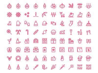 Christmas and New Year iconset
