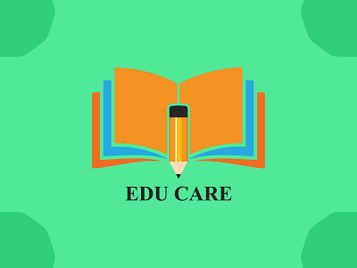 EDU CARE Logo animation app design brand design brand identity ecommerce education education logo flat icon illustation logo logo design print design typography