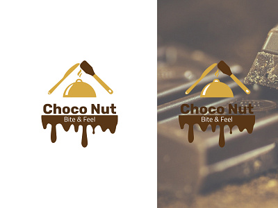 Choco Nut Chocolate Company Logo app design brand design brand identity choco choco logo choco nut choco nut logo chocolate logo icon illustration logo logo design logotype nut nut logo print design typography