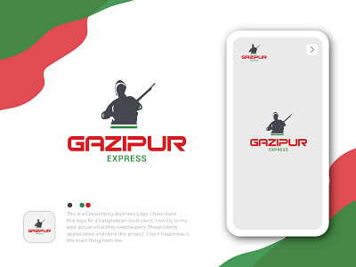 GAZIPUR EXPRESS Consultancy Logo animation app design brand design brand identity consultancy logo consulting logo express logo illustation logo logo concept logo design logo design branding logo maker logotype print design typography