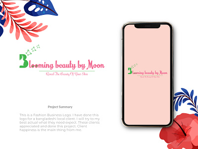 Blooming Beauty By Moon Logo animation app design beauty beauty logo blooming blooming logo brand design brand identity illustation logo logo design logodesign moon moon logo print design typography