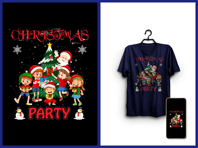 Christmas T-Shirt Design | Print T-Shirt Design