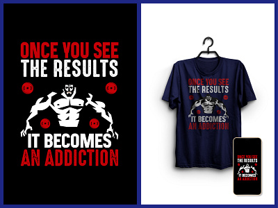 GYM T-Shirt Design | Fitness T-Shirt Design