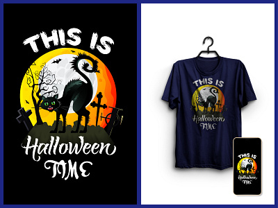 Halloween T-Shirt Design amazont shirt brand design brand identity branding custom t shirt design graphic design halloween halloween t shirt illustration merchandise pod business print design print on demand t shirt t shirt design t shirt designer tshirt typography