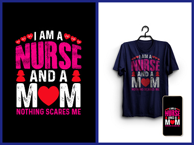 Nurse T-Shirt Design amazon t shirt brand design brand identity bulk t shirt custom t shirt illustration logo design merchandise design nurse nurse t shirt nurse t shirt design pod print design print on demand t shirt designer t shirts tees tshirt tshirtdesign typography