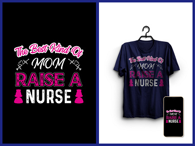 Nurse T-Shirt Design amazon t shirt brand design brand identity custom t shirt design illustration merchandise design nurse t shirt nurse t shirt pod print design print on demand t shirt design t shirt designer tshirt tshirts typography