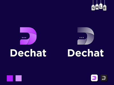 Dechat Logo Design | Modern Logo Design