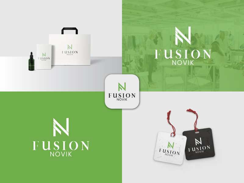 Fusion Novik Fashion Logo Design by MD Saha Hasan Masum on Dribbble