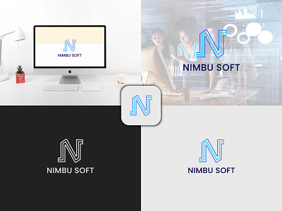 Nimbu Soft Logo Design | Software Company Logo design app logo brand design brand identity business logo company logo letter mark lettering logo logo logo design logo designer logo icon logo mark minimal logo modern logo print design software software logo typography word logo wordmark logo