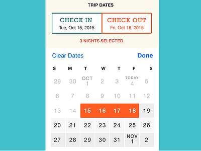 Custom Calendar Picker for iOS