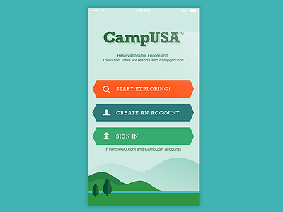 CampUSA Launch Screen