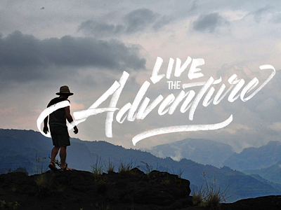 Live the Adventure Supply Co. art branding business crayligraphy graphic design hand lettering lettering live aloha live the adventure type