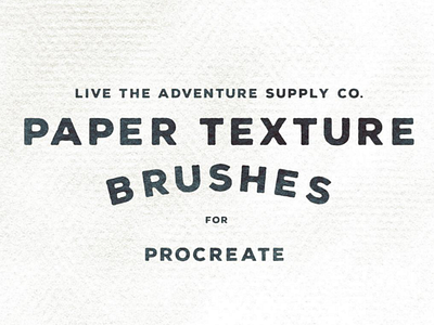 Paper Texture Brushes for Procreate