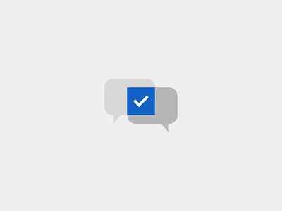 Talk Check check design dribbble flat icon logo minimal simple talk vector