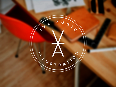 Iva Z. logo illustration logo personal