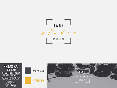 Dark Room Studio branding design identity illustration logo photography vector