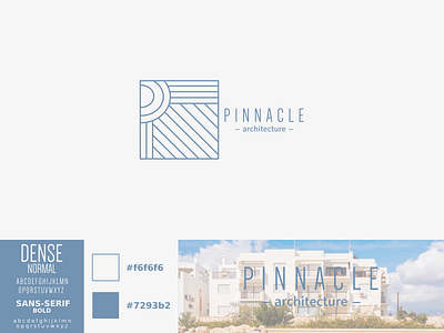 Pinnacle architecture branding design identity illustration logo pinnacle vector