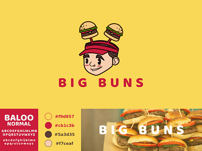 Big Buns branding design fast food fastfood food identity illustration logo vector