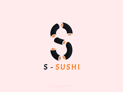 S - Sushi branding design food foodillustration identity letterlogo logo sushi vector