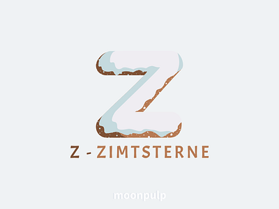 Z - Zimtsterne food food illustration illustration letterlogo logo vector vector design vector logo zimtsterne