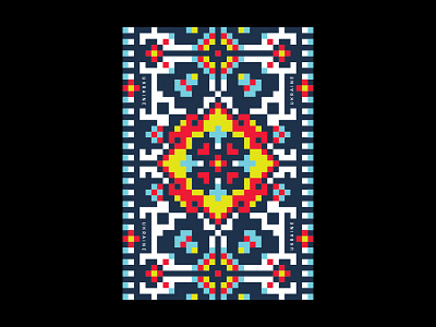 Ukraine design ethnic flat mykolakovalenkostudio pattern poster poster design ukraine vector