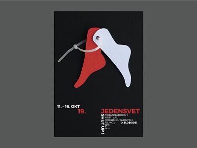 Jedensvet branding brending design film minimal mykolakovalenkostudio poster poster design print design