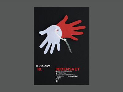 Jedensvet brand design brand identity branding design mykolakovalenkostudio poster poster design print design