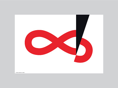 infinity branding design flat infinity minimal mykolakovalenkostudio poster poster design print design vector