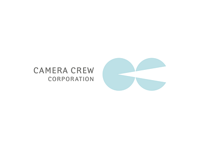 camera crew brand identity branding camera design flat icon logo minimal mykolakovalenkostudio typography vector
