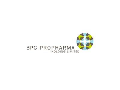 BPC PROPHARMA brand identity branding design flat icon logo medicine minimal mykolakovalenkostudio typography vector