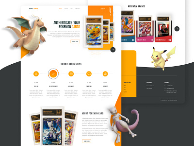 Pokemon Cards animation branding card collections cartoon colors creative figma graphic design pokemon pokemon cards ui uiux web design