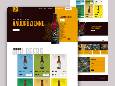 Beer beer colors creative dribbble e commerce figma illustration innovative landing page liquor logo pho photoshop simple ui ui design uiux uiux design website