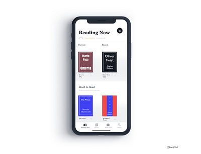 Apple "Books" App Home Dashboard - Redesign app dailyui design designthinking onboarding ui uidesign ux uxdesign web