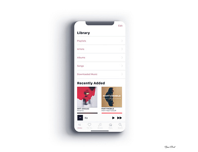 Apple Music "Home Screen" Redesign app dailyui design designthinking figmaafrica figmadesign onboarding ui uidesign ux uxdesign