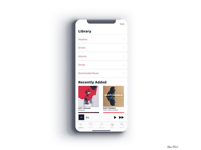 Apple Music "Home Screen" Redesign