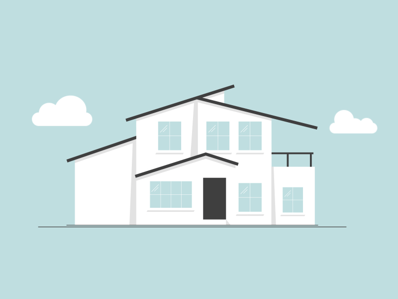 Animated House Build Up 2d after effects animate animation gif house vector