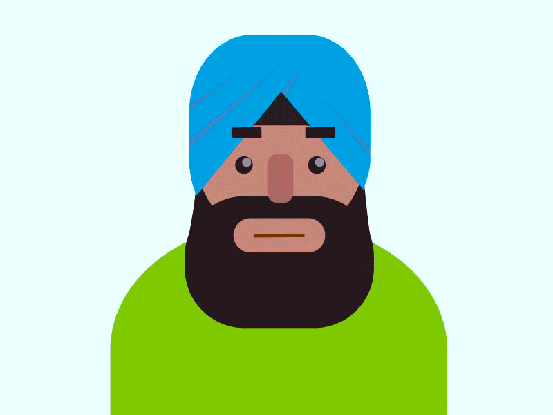 Balle Balle animation character gif