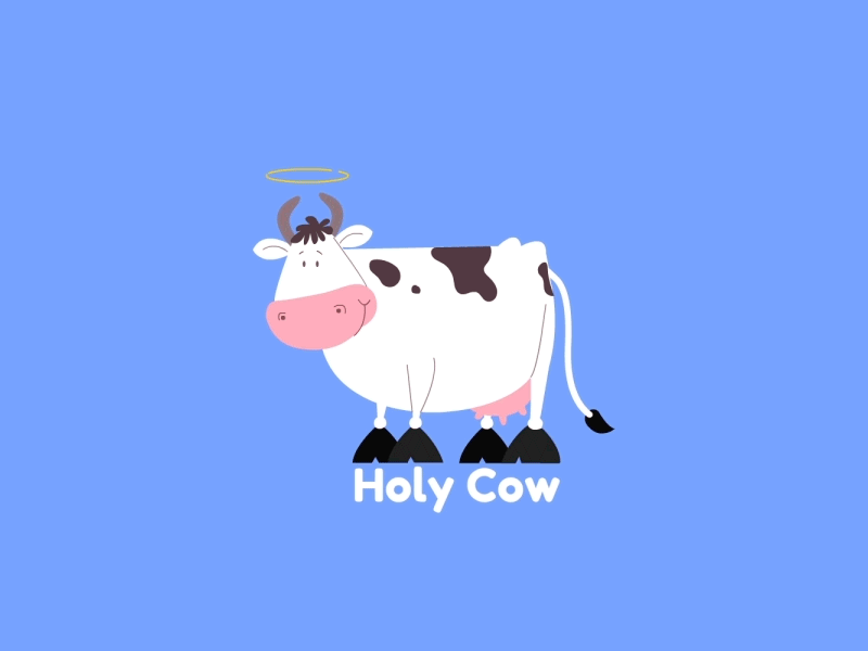 Holy cow! adobe animation gif graphics illustrator