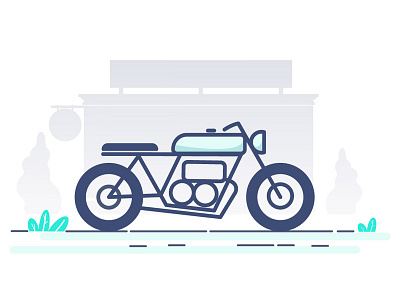 All set for the weekend ride? adobe adobe illustrator art bike creative graphics illustration illustrator line art vector