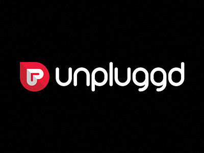 Unpluggd alphabet p alphabet u brand identity unpluggd up logo
