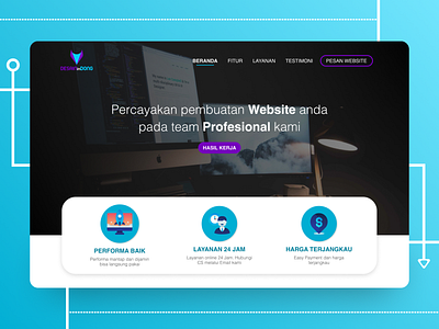 Landing Page - Hero design hero hero image indonesian landing landing page ui uiux ux