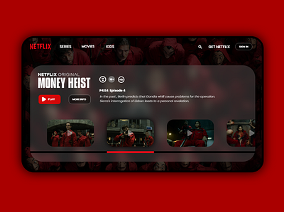 Netflix UI Concept interface netflix ui uidesign uxdesign