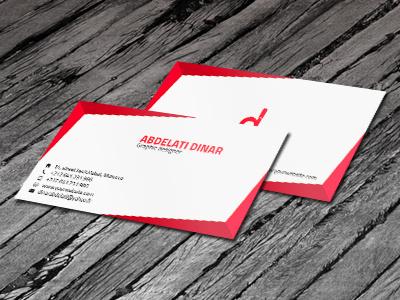 Business Card 05 business card clean clear corporate creative designer elegant modern personal print professional