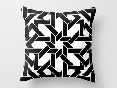 THROW PILLOW ancient arabesque decorative geometric masaic moroccan pattern ornament pillow society6 throw pillow