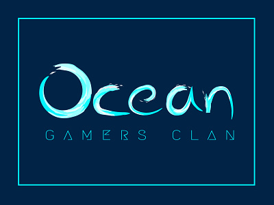 Ocean Gamer's Logo branding flat logo design illustrator logo logo concept logodesign logos minimal vector