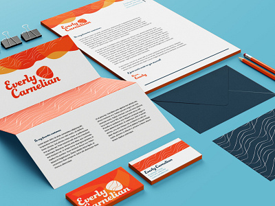 Everly Carnelian Branding