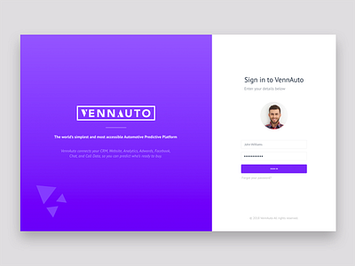 VennAuto SaaS Product - Pilot Launch app automotive brand branding crm platform product design saas sales startup ui ui design ux ux design