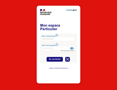 Redesign | impots.gouv form impots mobile redesign ux uxui
