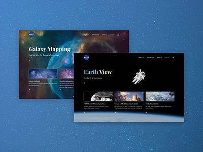 Space Design design earth galaxy gradient interface nature planet space ui user experience user friendly user interface userinterface ux website