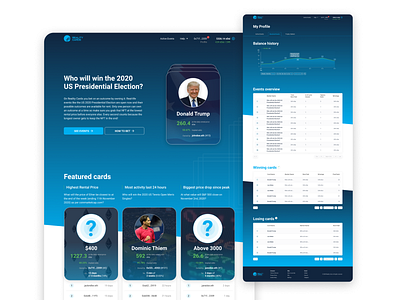 Reality Cards - Blockchain Betting App